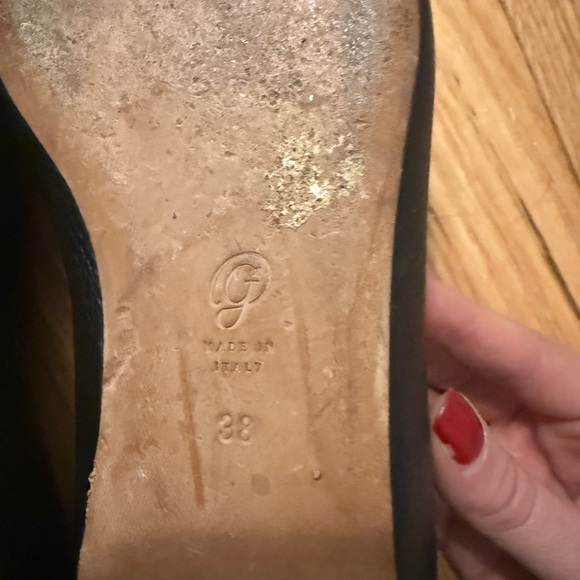 M.Gemi - The Stellato Sacchetto - Black Pebble Grain Leather Flats - Size 7.5 US - Picture 11 of 11